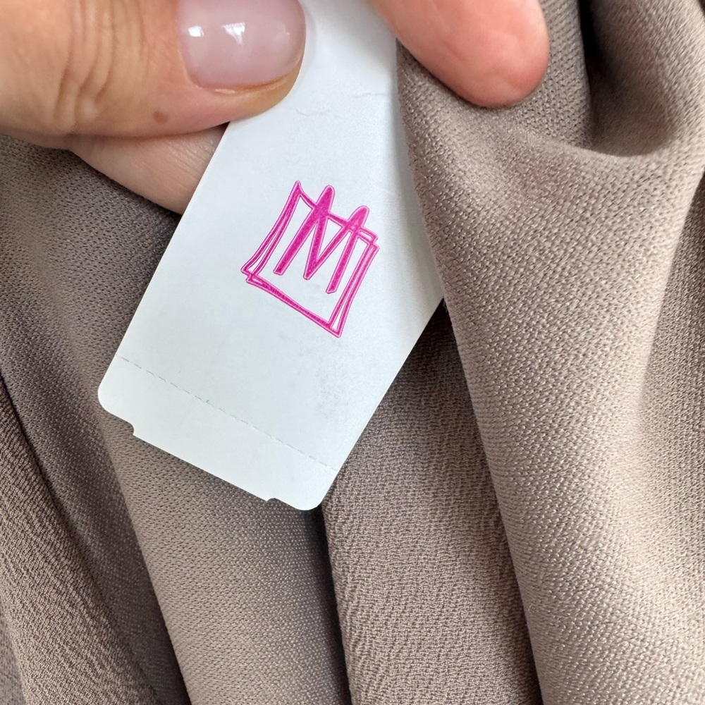Seven Sisters Taupe Drape Vest - Picture 9 of 11